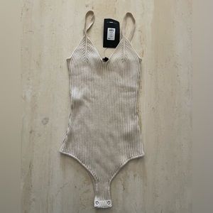 Fashion Nova cream Hannah bodysuit